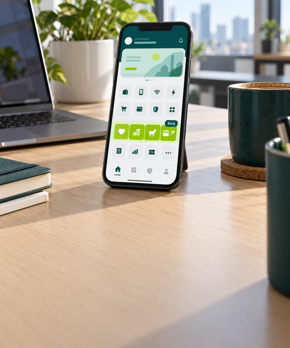 Aplikasi perusahaan dengan fitur donasi Baiq